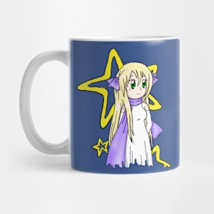 Starry scarf girl Mug